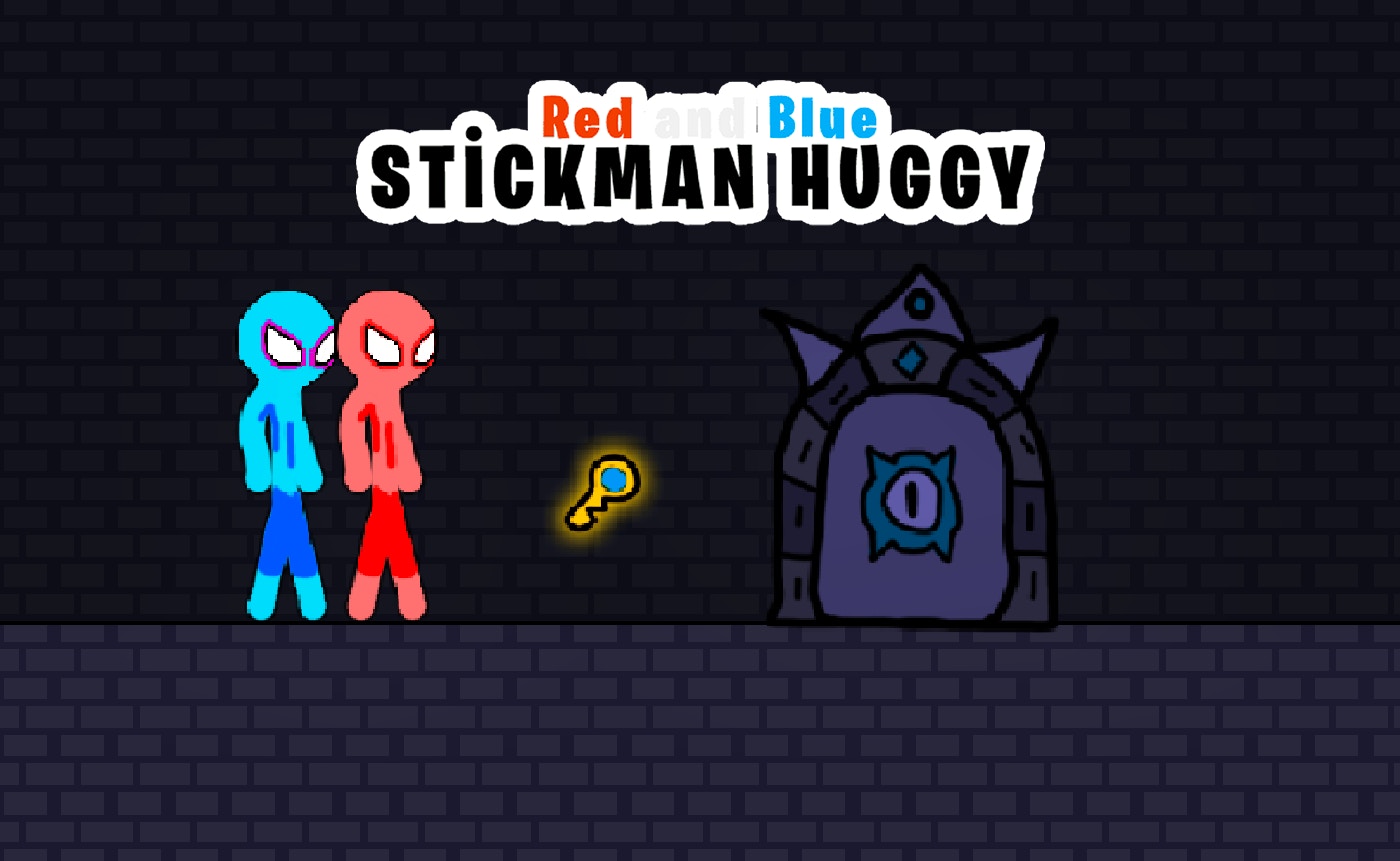 Red and Blue Stickman Rope